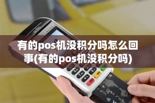 有的pos机没积分吗怎么回事(有的pos机没积分吗)