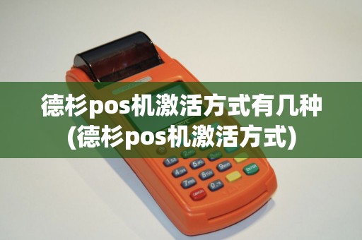 德杉pos机激活方式有几种(德杉pos机激活方式)