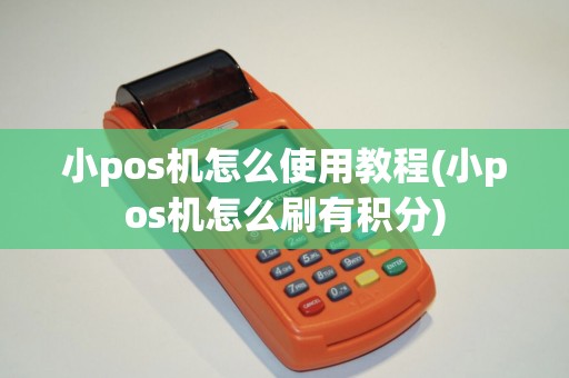 小pos机怎么使用教程(小pos机怎么刷有积分)