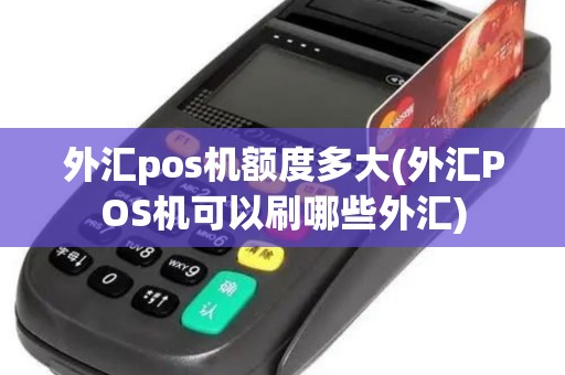 外汇pos机额度多大(外汇POS机可以刷哪些外汇)