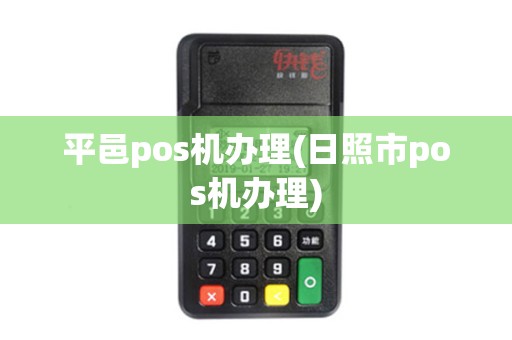 平邑pos机办理(日照市pos机办理)