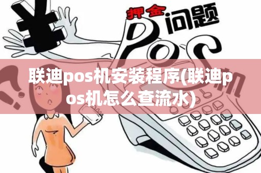 联迪pos机安装程序(联迪pos机怎么查流水)
