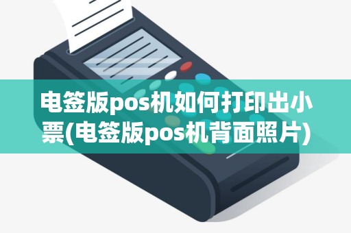 电签版pos机如何打印出小票(电签版pos机背面照片)
