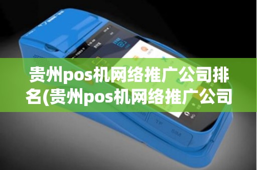 贵州pos机网络推广公司排名(贵州pos机网络推广公司)