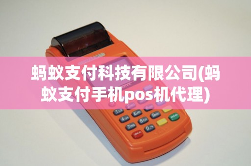 蚂蚁支付科技有限公司(蚂蚁支付手机pos机代理)