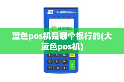 蓝色pos机是哪个银行的(大蓝色pos机)