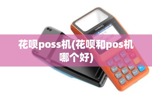 花呗poss机(花呗和pos机哪个好)