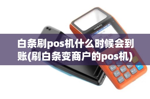 白条刷pos机什么时候会到账(刷白条变商户的pos机)