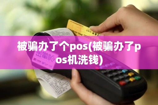 被骗办了个pos(被骗办了pos机洗钱)