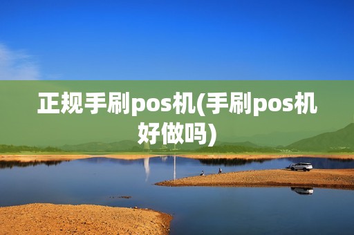 正规手刷pos机(手刷pos机好做吗)