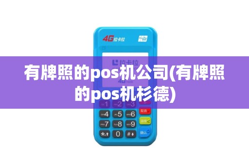 有牌照的pos机公司(有牌照的pos机杉德)
