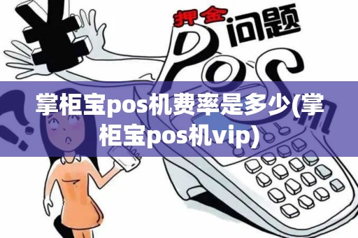 掌柜宝pos机费率是多少(掌柜宝pos机vip)