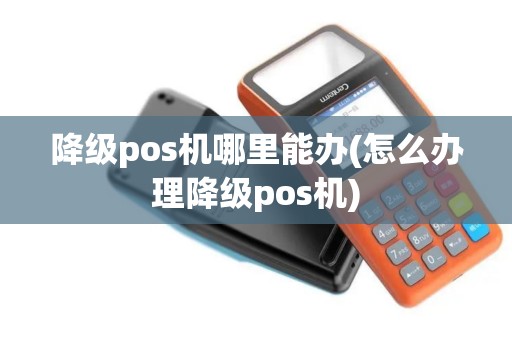 降级pos机哪里能办(怎么办理降级pos机)