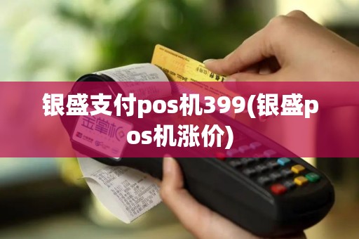 银盛支付pos机399(银盛pos机涨价)