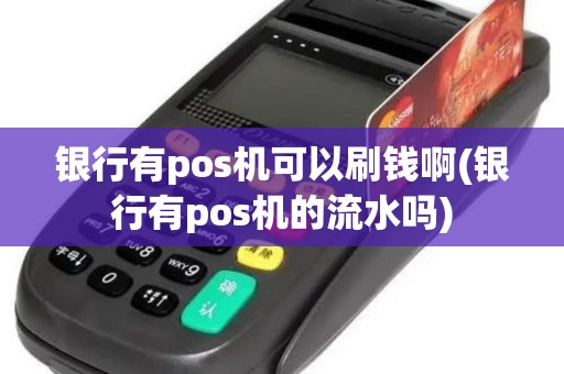 银行有pos机可以刷钱啊(银行有pos机的流水吗)