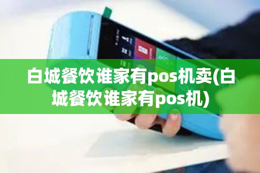 白城餐饮谁家有pos机卖(白城餐饮谁家有pos机)