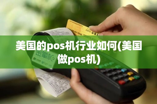 美国的pos机行业如何(美国做pos机)