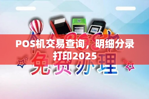 POS机交易查询，明细分录打印2025
