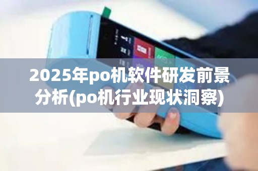 2025年po机软件研发前景分析(po机行业现状洞察)