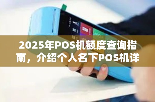 2025年POS机额度查询指南，介绍个人名下POS机详情