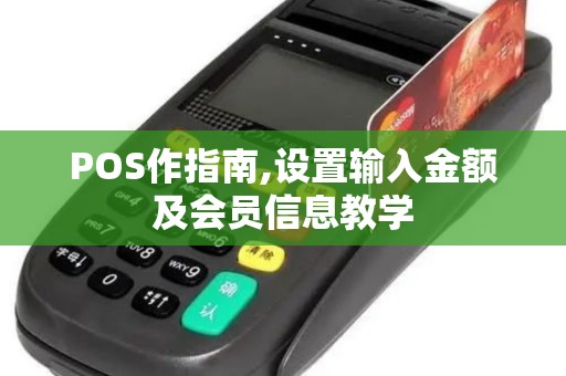 POS作指南,设置输入金额及会员信息教学