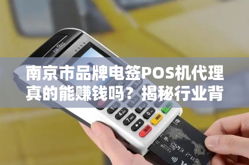 南京市品牌电签POS机代理真的能赚钱吗？揭秘行业背后的5大陷阱与3个暴利机会！