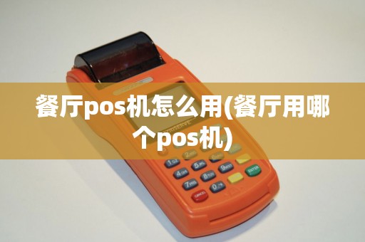 餐厅pos机怎么用(餐厅用哪个pos机)