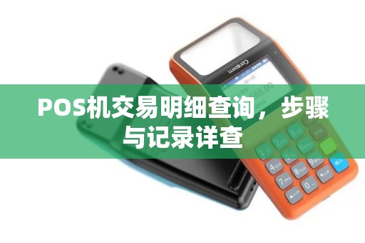 POS机交易明细查询，步骤与记录详查