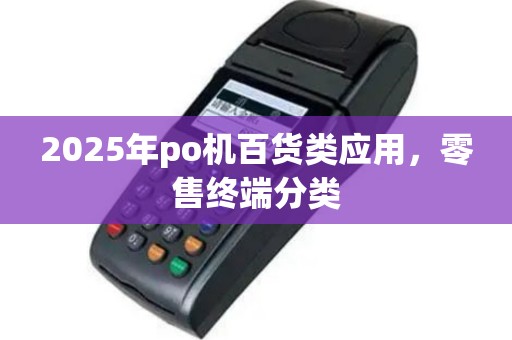2025年po机百货类应用，零售终端分类
