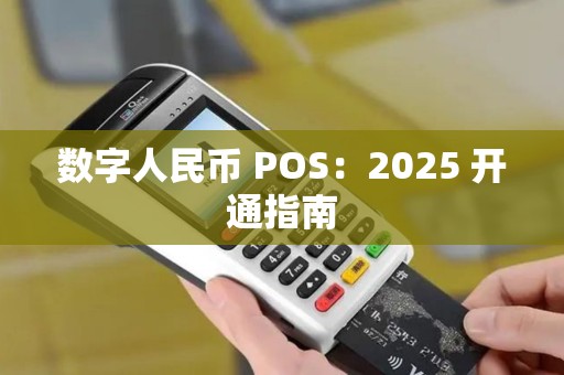 数字人民币 POS：2025 开通指南