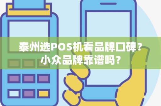 泰州选POS机看品牌口碑？小众品牌靠谱吗？