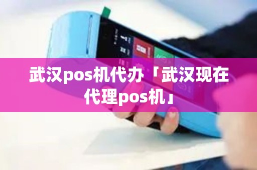 武汉pos机代办「武汉现在代理pos机」