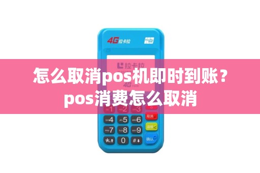怎么取消pos机即时到账？pos消费怎么取消