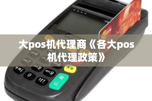 大pos机代理商《各大pos机代理政策》