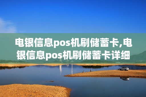 电银信息pos机刷储蓄卡,电银信息pos机刷储蓄卡详细介绍
