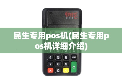 民生专用pos机(民生专用pos机详细介绍)