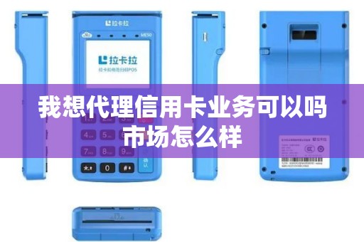 我想代理信用卡业务可以吗市场怎么样