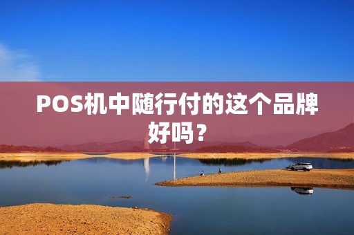 POS机中随行付的这个品牌好吗？