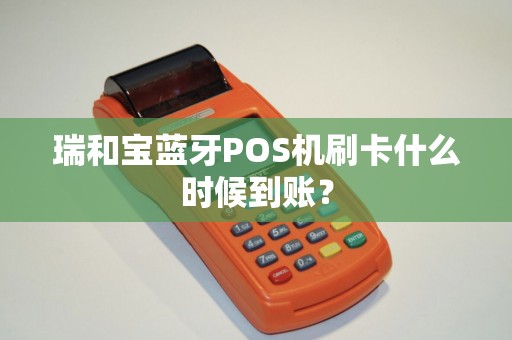 瑞和宝蓝牙POS机刷卡什么时候到账？