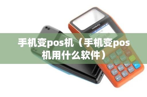 手机变pos机（手机变pos机用什么软件）