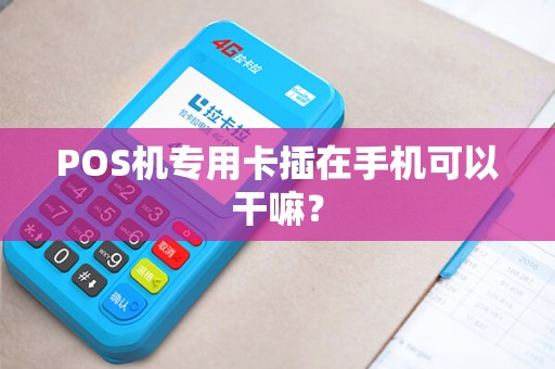 POS机专用卡插在手机可以干嘛？