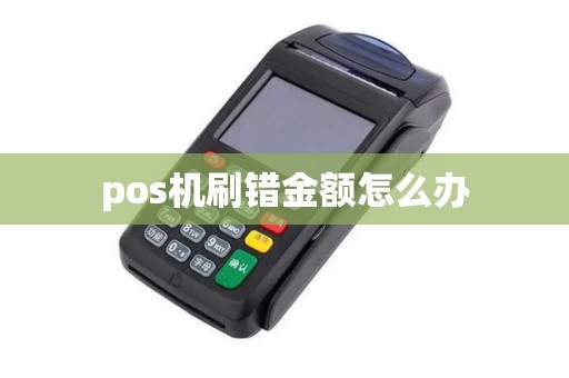pos机刷错金额怎么办