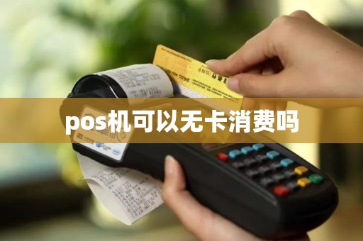 pos机可以无卡消费吗