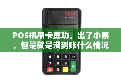 POS机刷卡成功，出了小票，但是就是没到账什么情况已经一个月了？