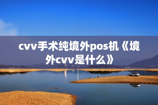 cvv手术纯境外pos机《境外cvv是什么》