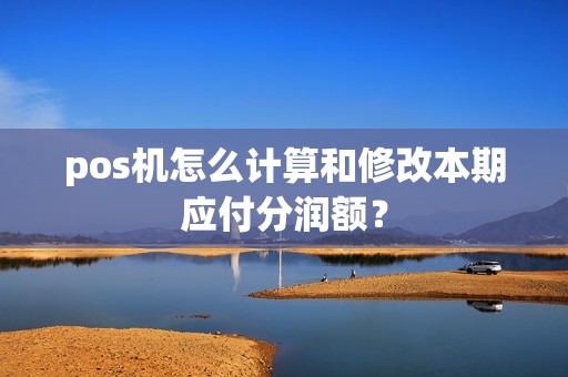 pos机怎么计算和修改本期应付分润额？