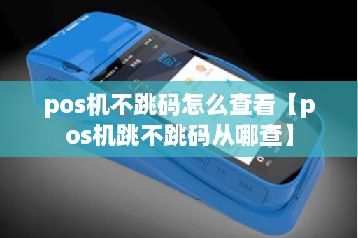 pos机不跳码怎么查看【pos机跳不跳码从哪查】