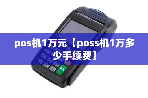 pos机1万元【poss机1万多少手续费】