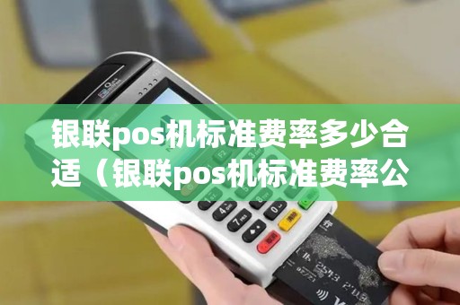 银联pos机标准费率多少合适（银联pos机标准费率公告）