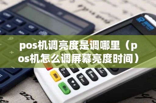 pos机调亮度是调哪里（pos机怎么调屏幕亮度时间）